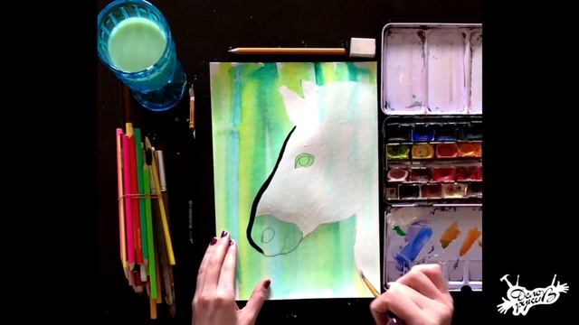 Учимся рисовать зебру смотреть онлайн