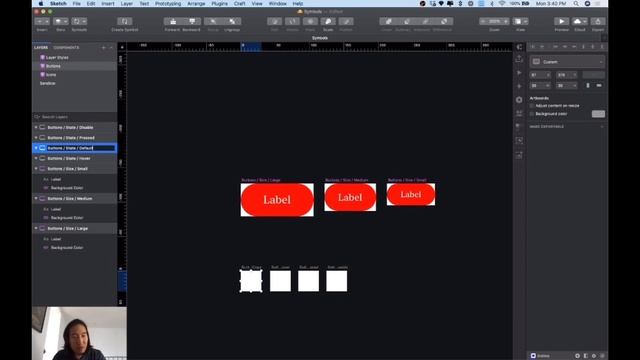 Organize Nested Symbols & Button System in Sketch (2020) | Atomic Design Tutorial смотреть онлайн
