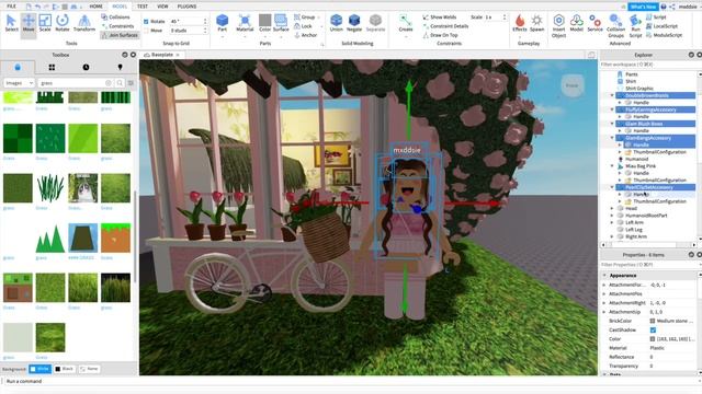 how to make a ROBLOX GFX WITHOUT blender! (roblox studio ONLY!) || mxddsie ♡ смотреть онлайн