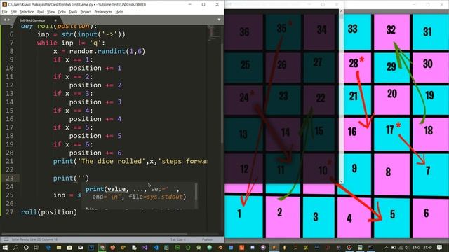 How to make a game in Python without using Pygame | Part-1(No GUI) смотреть онлайн