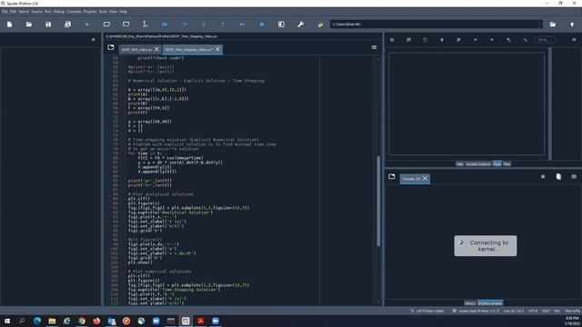 Vibrations SDOF Explicit Solution Time Stepping (Python code) смотреть онлайн