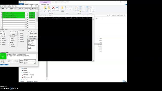 Установка ESPRUINO на ESP32 смотреть онлайн