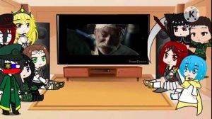 Реакция аниме Врата+РИ+ГИ на Атаку мертвецов | Фильм:"Осовецъ"