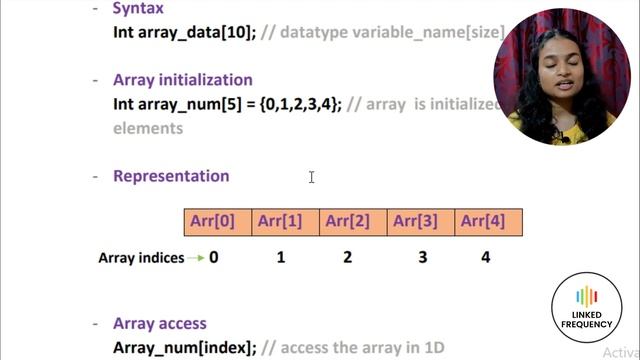One dimensional arrays in C programming #E17 | Aishwarya Pattar смотреть онлайн