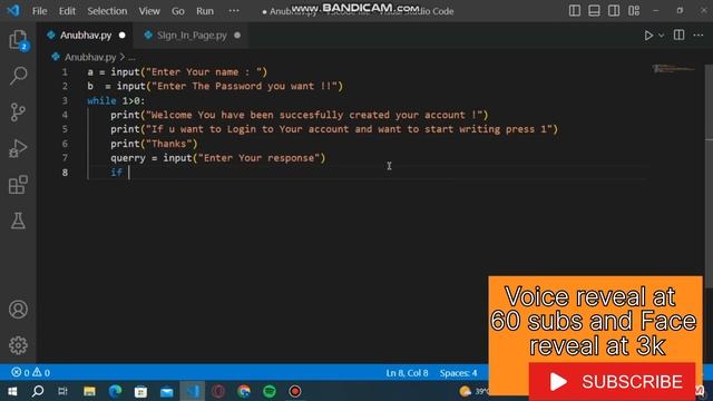 Login and verification check in Python Simple part 1 смотреть онлайн