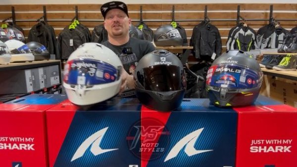 Новинка 2023 года Обзор на мотошлем SHARK D-SKWAL 3 и SKWAL I3 | Motostyles.ru