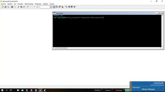 14 Pruebas de comunicación de DSN Sistemas desde VFP a Oracle смотреть онлайн