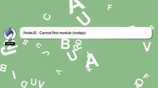 NodeJS : Cannot find module (nodejs) смотреть онлайн