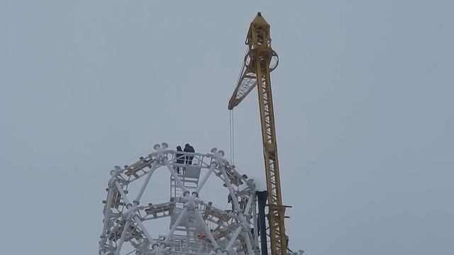 Монтаж телебашни г. Пермь смотреть онлайн