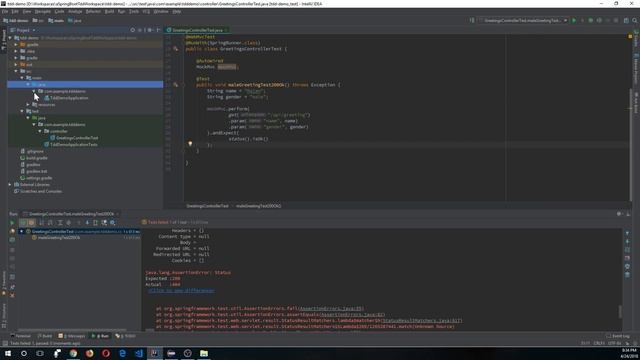 Test Driven Development of Microservice with SpringBoot Java 1 смотреть онлайн