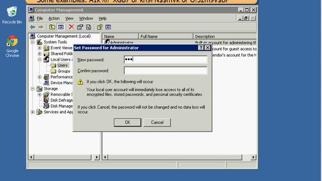How to change Windows 2003 administrator password смотреть онлайн