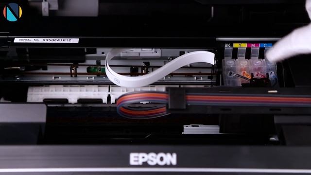 Установка бесконтактной СНПЧ на бесчиповый Epson XP-342 смотреть онлайн