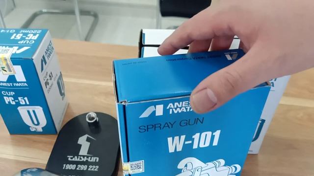Súng phun sơn W101 Anest Iwata Nhật смотреть онлайн