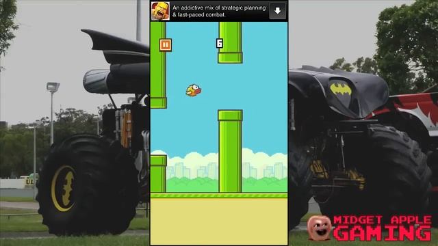 Midget Apple Let's Play Flappy Bird! смотреть онлайн