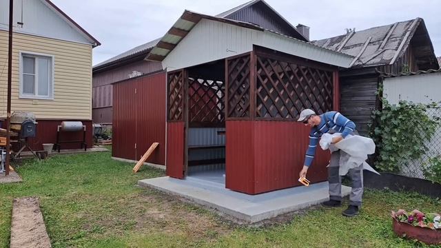 Окно которое не разбить, секрет тёплой и сухой беседки. смотреть онлайн