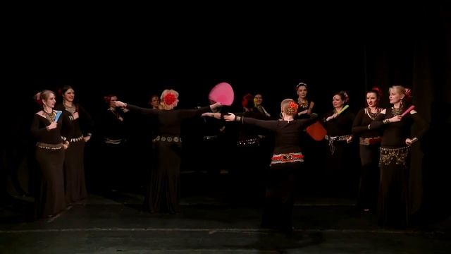 Sirin Tribe - ATS Flamenco Fan movement dialect Spring Tribal Show 2021 Трайбл с веером смотреть онлайн