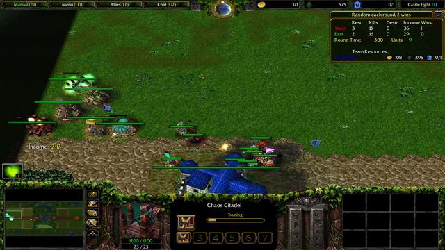 day8 2023! WC3 Castle fight 3x3 Sklonis и Bruce1eee p1llis смотреть онлайн