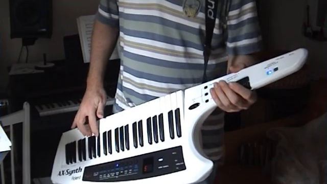 Ozzy Osbourne - Crazy Train - Solo played on Roland Ax-Synth Keyboard смотреть онлайн