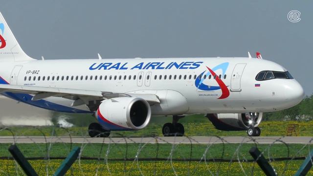 Новые самолеты Airbus Neo в Домодедово, 17.05.21. смотреть онлайн