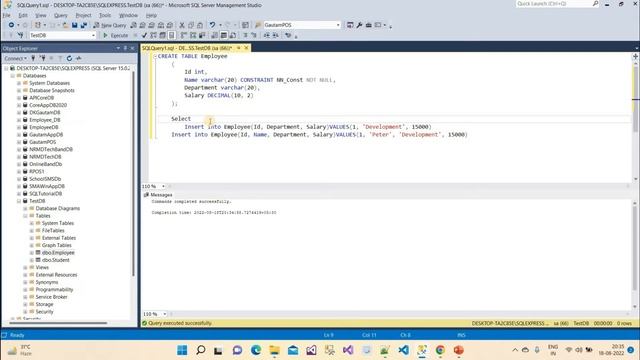 Constraints in SQL Server Part-1 | Not Null key and Default key in SQL | Check Constraint смотреть онлайн