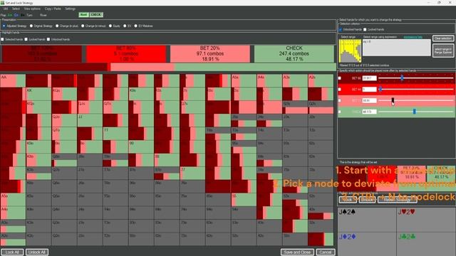 Node Lock Strategies and Develop Exploits - PIOSolver In 60 Seconds смотреть онлайн