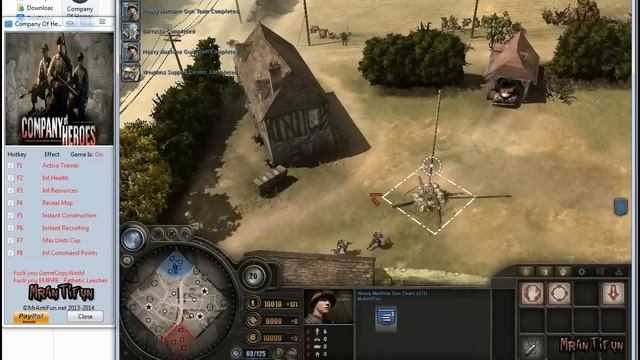 Company Of Heroes New Steam V2.700.2.42 Trainer +7