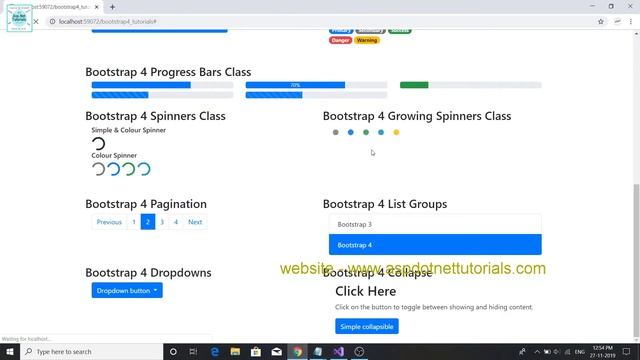 How to use bootstrap 4 collapse class in asp.net || visual studio 2019 #bootstrap 4 tutorials 13 смотреть онлайн