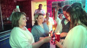 Традиция на свадьбе, зажжение очага молодой семьи