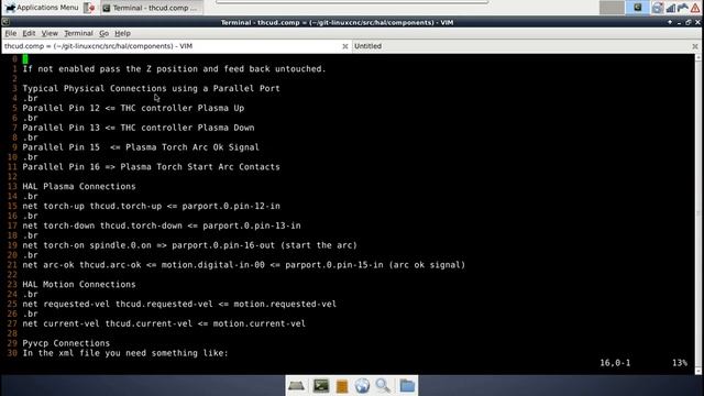 LinuxCNC HAL #8: inside a component, fixing thcud смотреть онлайн