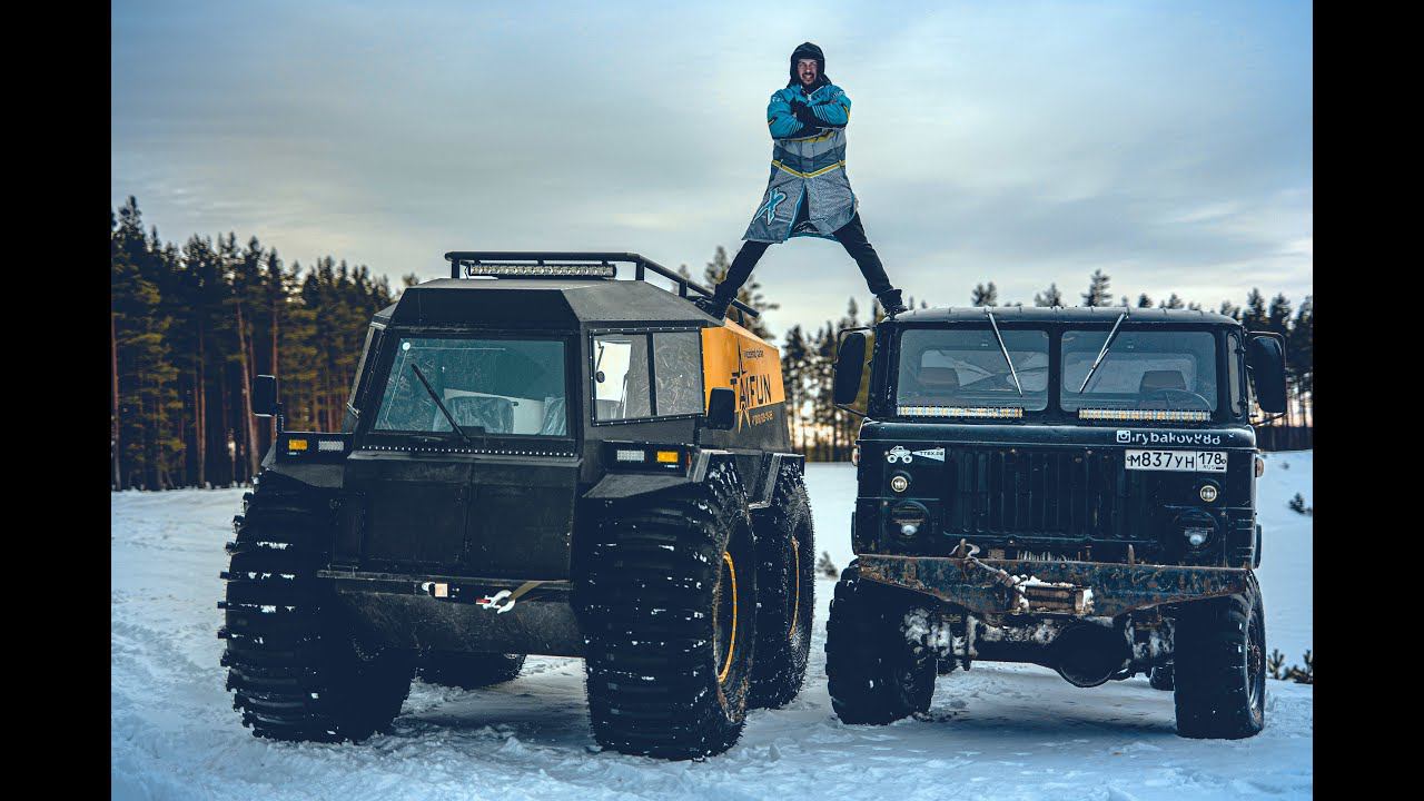 ПЛАВАЮЩИЙ ВЕЗДЕХОД ТАЙФУН смотреть онлайн