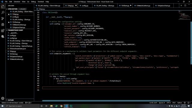 Building a TD Ameritrade API Client Library in Python: Authentication Pt. 2 смотреть онлайн