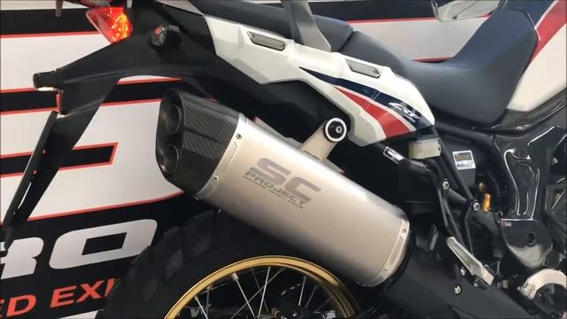 SC-Project Adventure exhaust for Honda Africa Twin смотреть онлайн