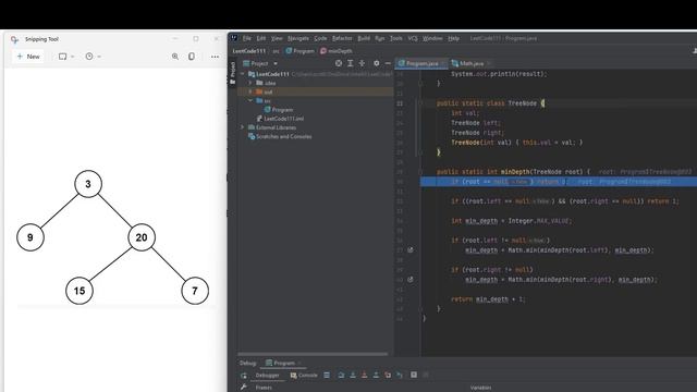 [SOLVED!] Minimum Depth of Binary Tree 111 - LeetCode - Java смотреть онлайн