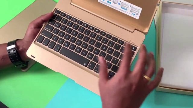 ULTRATHIN WIRELESS BLUETOOTH KEYBOARD CASE | IPAD AIR/AIR2/PRO/2017/2018 MODELS | смотреть онлайн