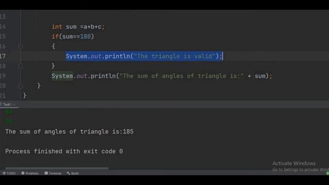Simple if else in Java смотреть онлайн