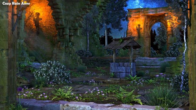 Cozy Rain & Thunderstorm Sounds - Court Carriage Ambience смотреть онлайн