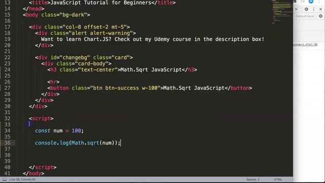 Math Sqrt JavaScript смотреть онлайн