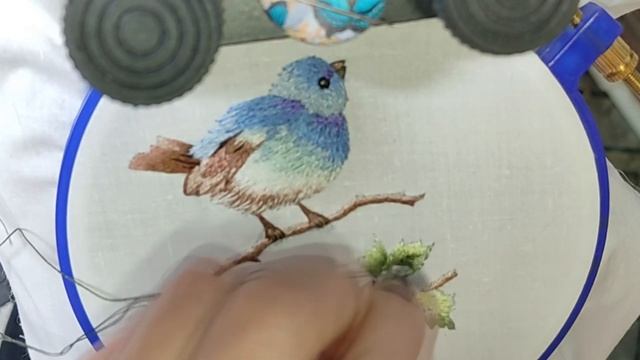 Мастер-класс гладью птички 4 часть/Master class with a smooth bird 4 part смотреть онлайн