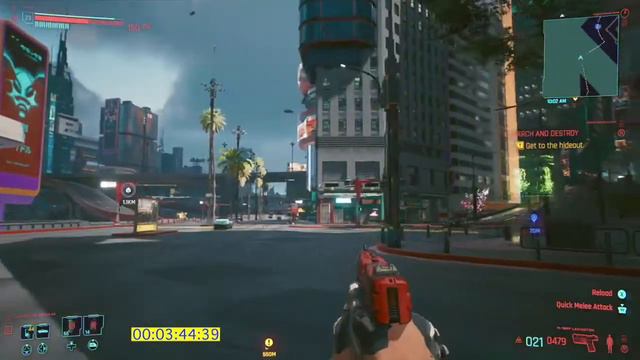 Speed glitch Speedrun. Sunset Motel to Little China apartment. Cyberpunk 2077 смотреть онлайн