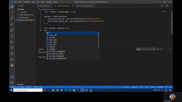 Copy / Transfer objects from One AWS s3 bucket to another AWS s3 bucket using python script смотреть онлайн