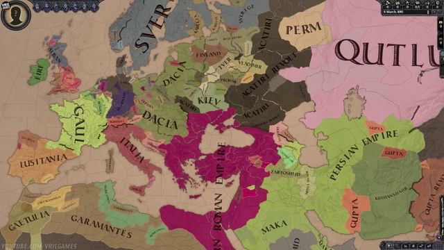 Crusader Kings 2 | When the World Stopped Making Sense Timelapse смотреть онлайн