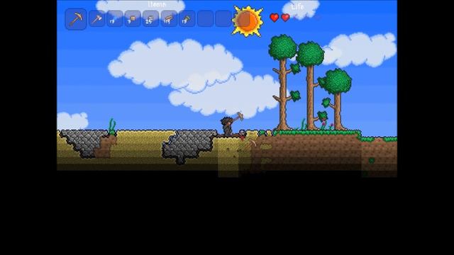 Lets play some terraria with Drudigger- episode 1 dam loading смотреть онлайн