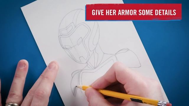 Learn how to draw Ironheart! | Marvel Quickdraw How-To смотреть онлайн