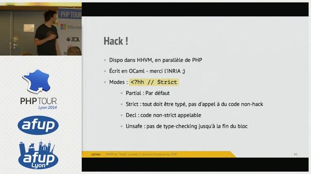 HHVM et "Hack", prenez 2 versions d'avance sur PHP - PHP Tour Lyon 2014 #phpt смотреть онлайн