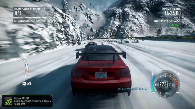 Need for Speed: The Run on MSI GTX 980 (4K) смотреть онлайн