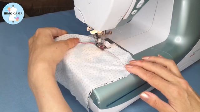 Обработка среза края трикотажа без оверлока.  Jersey cut processing no overlock.