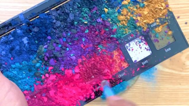 Mixing 3 Pink Shades into Clear Slime | Satisfying Slime Coloring with Makeup!! смотреть онлайн