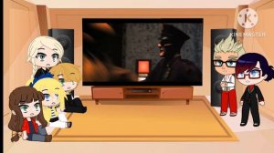 MLB/Miraculous Ladybug Villains and Amilie react to FNAF song Don't Forget