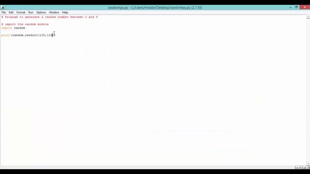 Program to generate Random Numbers || Python Programming Tutorials смотреть онлайн