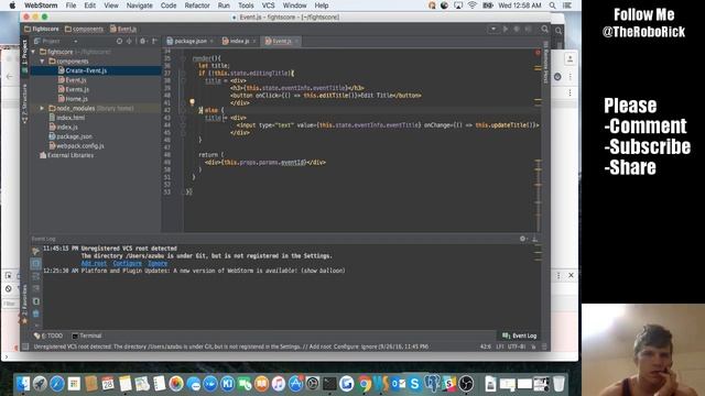 Let's Build (Part 3): Fight Scoring Application (NodeJS / ReactJS/ SocketIO смотреть онлайн